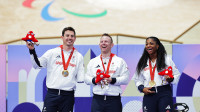 Golden triple on final day at the velodrome at the Paris 2024 Paralympic Games