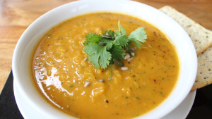 Sweet potato and chilli soup