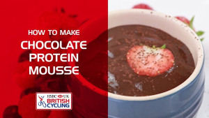 Chocolate protein mousse