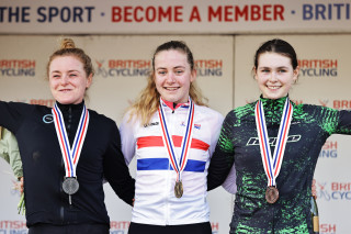 women podium