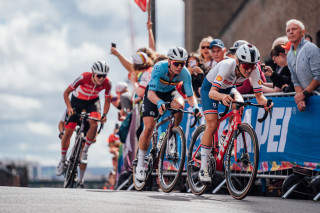 Lizzie Deignan at the 2023 UCI Cycling World Championships