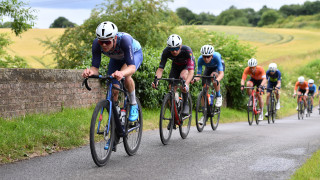 Stockton Cycling Festival Grand Prix, men's race on country road.