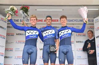 Stockton Cycling Festival Grand Prix, men's podium shot.