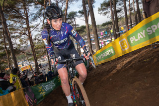 Nikki Brammeier racing cyclo-cross