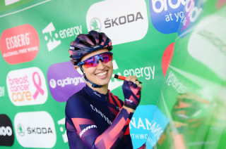 OVO Energy Women's Tour, Stage 1 sign-on in Suffolk, 2018.