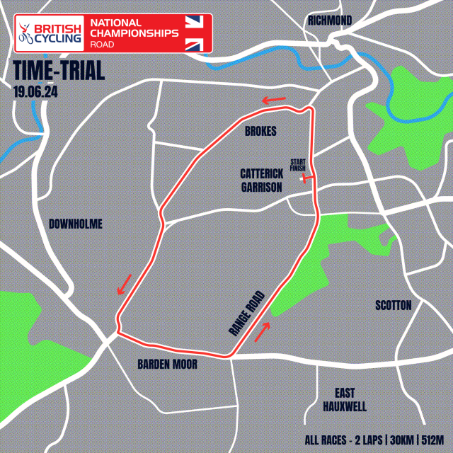 2024 British National Road Championships routes revealed ahead of